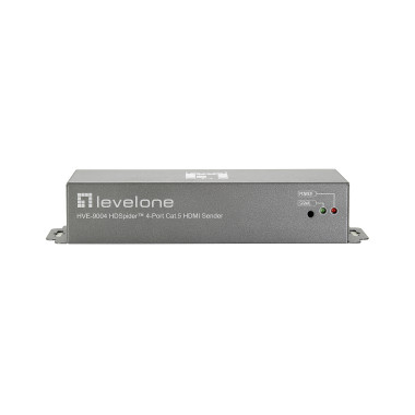 LevelOne HVE-9004 extension audio video Émetteur AV Gris