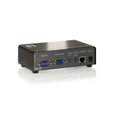 LevelOne AVE-9201 extension audio video Émetteur et récepteur AV Noir