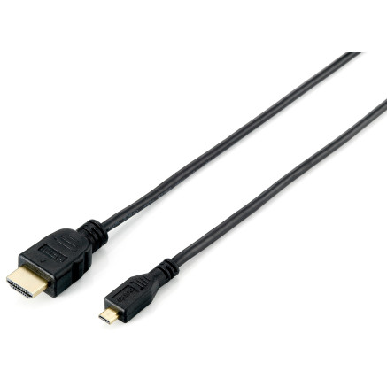 Equip 119308 câble HDMI 2 m HDMI Type A (Standard) HDMI Type D (Micro) Noir