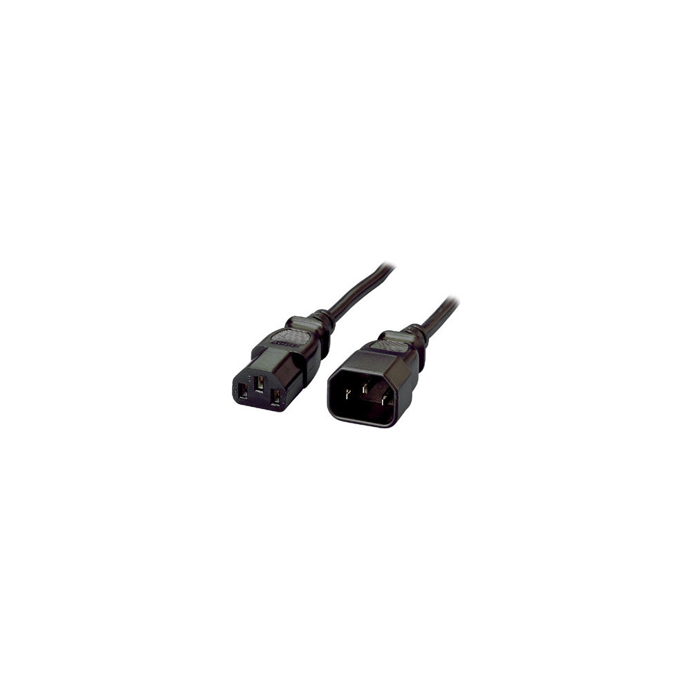 Equip 112100 Noir 1,8 m Coupleur C13 Coupleur C14 Equip 112100 Noir 1,8 m Coupleur C13 Coupleur C14