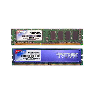 Patriot Memory PSD34G13332 module de mémoire 4 Go DDR3 1333 MHz