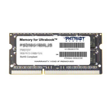 Patriot Memory 8GB DDR3 PC3-12800 (1600MHz) SODIMM module de mémoire 8 Go 1 x 8 Go