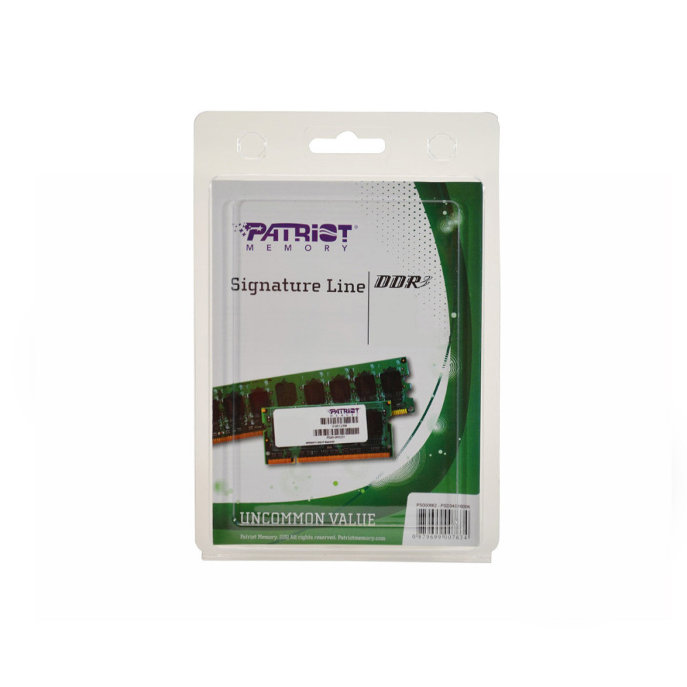 Patriot Memory 4GB DDR3-1600 module de mémoire 4 Go 1 x 4 Go 1600 MHz