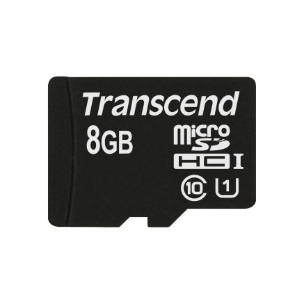 Transcend 8GB microSDHC Class 10 UHS-I 8 Go MLC Classe 10