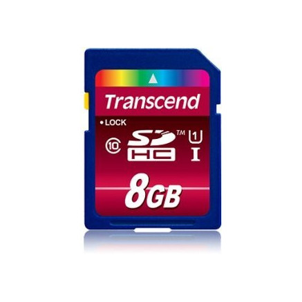 Transcend 8GB SDHC Class 10 UHS-I 8 Go NAND Classe 10