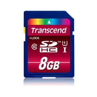 Transcend 8GB SDHC Class 10 UHS-I 8 Go NAND Classe 10
