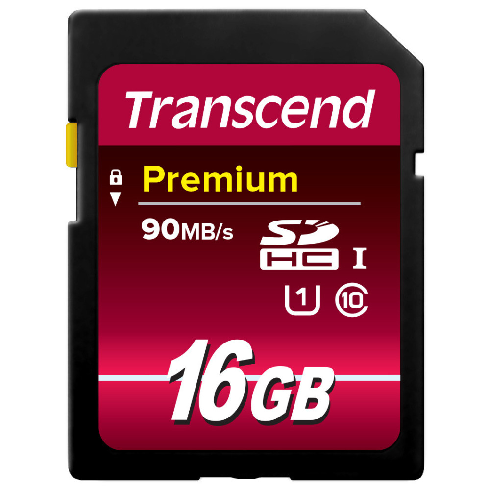 Transcend 16GB SDHC Class 10 UHS-I 16 Go NAND Classe 10 Transcend 16GB SDHC Class 10 UHS-I 16 Go NAND Classe 10
