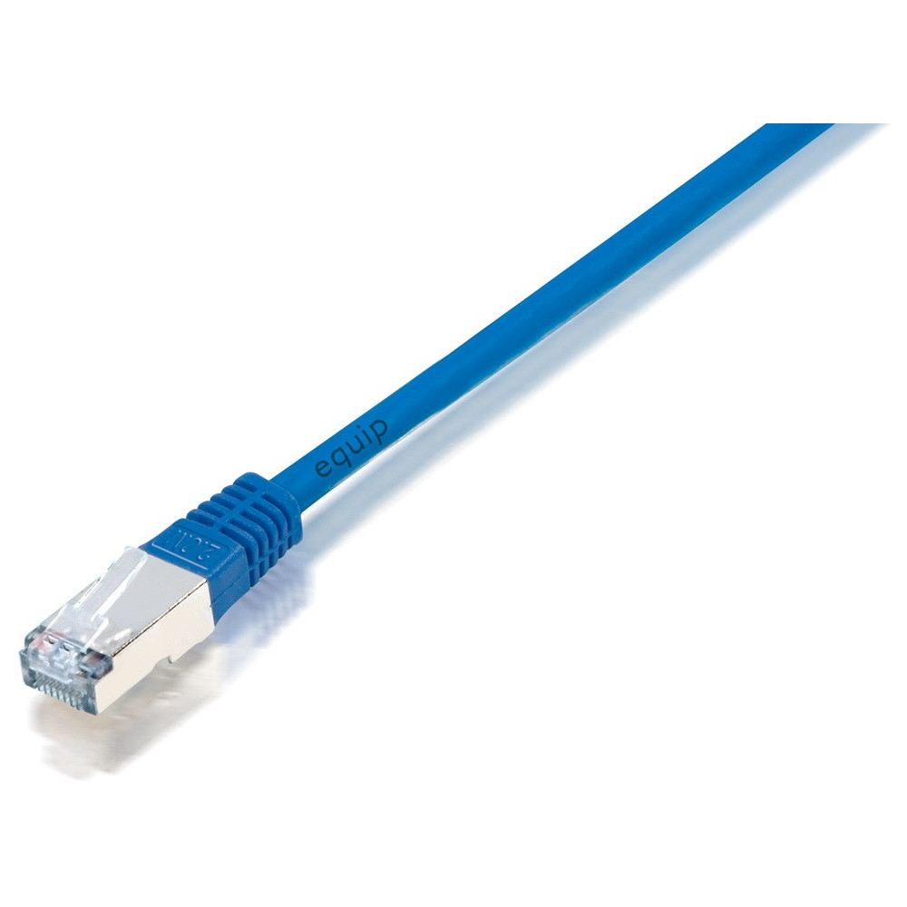 Equip 225437 câble de réseau Bleu 0,50 m Cat5e F UTP (FTP) Equip 225437 câble de réseau Bleu 0,50 m Cat5e F UTP (FTP)