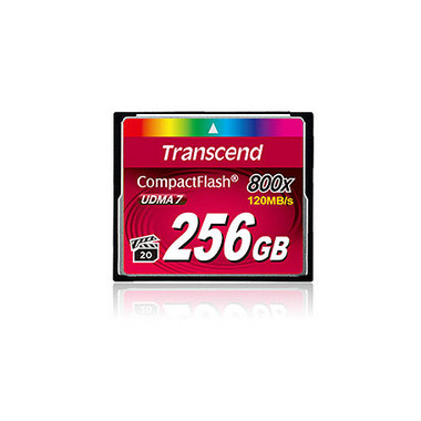Transcend 256GB 800x CF 256 Go CompactFlash
