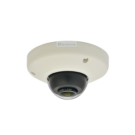 LevelOne FCS-3092 caméra de sécurité Dôme Caméra de sécurité IP 2592 x 1944 pixels Plafond