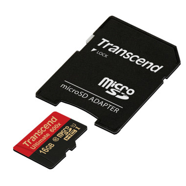 Transcend 16GB microSDHC Class 10 UHS-I (Ultimate) 16 Go MLC Classe 10