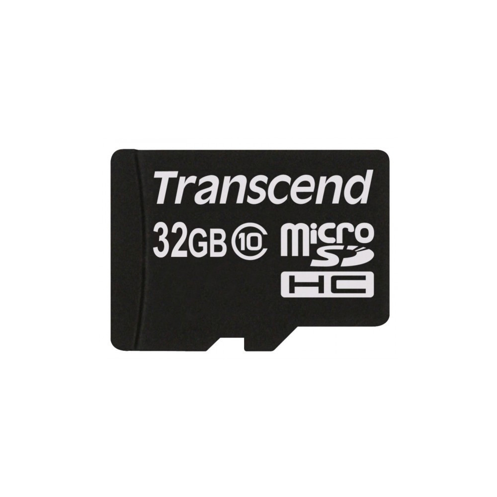 Transcend TS32GUSDHC10U1 mémoire flash 32 Go MicroSDHC MLC Classe 10 Transcend TS32GUSDHC10U1 mémoire flash 32 Go MicroSDHC MLC Classe 10