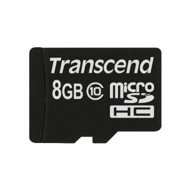 Transcend TS8GUSDC10 mémoire flash 8 Go MicroSDHC NAND Classe 10