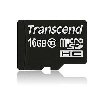 Transcend TS16GUSDC10 mémoire flash 16 Go MicroSDHC NAND Classe 10
