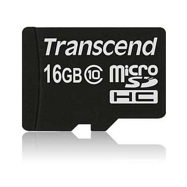 Transcend TS16GUSDC10 mémoire flash 16 Go MicroSDHC NAND Classe 10