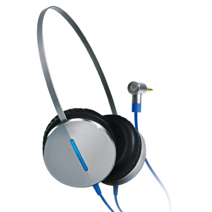 GIGABYTE FLY écouteur casque Écouteurs Avec fil Arceau Musique Noir, Bleu, Argent