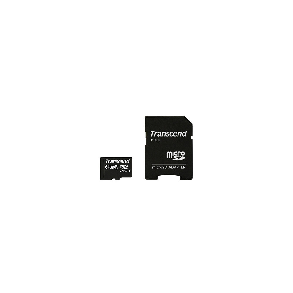 Transcend TS64GUSDXC10 mémoire flash 64 Go MicroSDXC NAND Classe 10