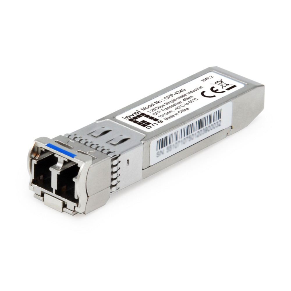 LevelOne SFP-4240 module émetteur-récepteur de réseau Fibre optique 1250 Mbit s 1310 nm LevelOne SFP-4240 module émetteur-récepteur de réseau Fibre optique 1250 Mbit s 1310 nm