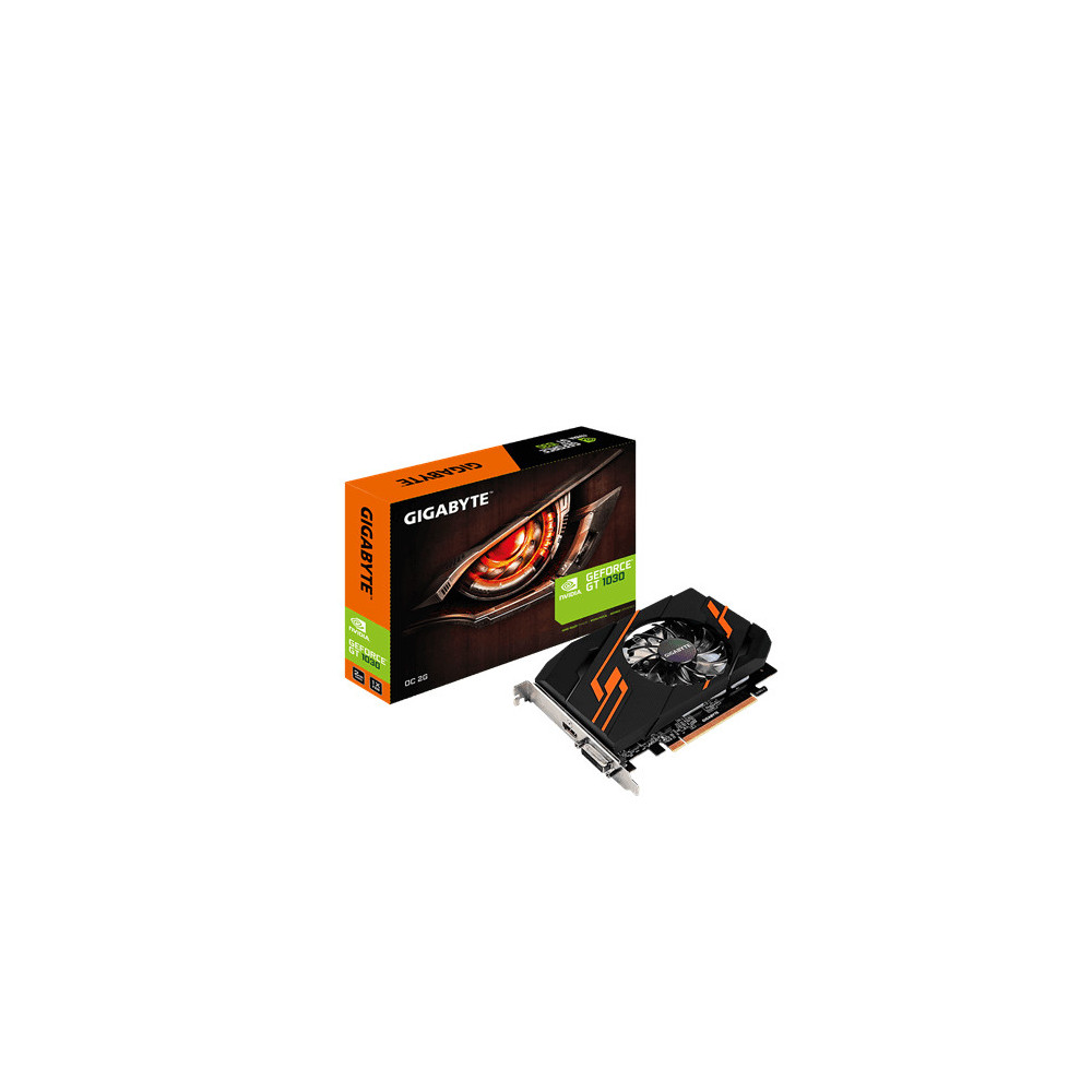 GIGABYTE GV-N1030OC-2GI carte graphique NVIDIA GeForce GT 1030 2 Go GDDR5 GIGABYTE GV-N1030OC-2GI carte graphique NVIDIA GeForce GT 1030 2 Go GDDR5