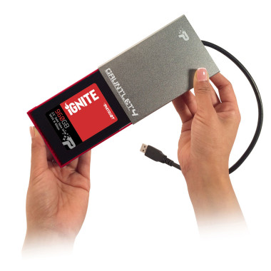 Patriot Memory Gauntlet 4 Boîtier disque dur SSD Aluminium 2.5"