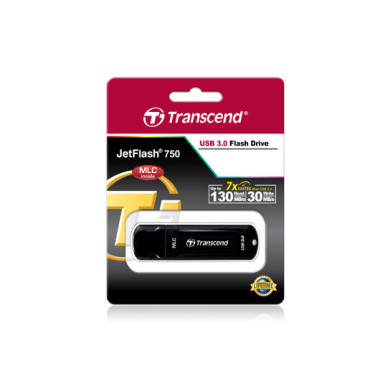 Transcend JetFlash 750, 16GB lecteur USB flash 16 Go USB Type-A 3.2 Gen 1 (3.1 Gen 1) Noir