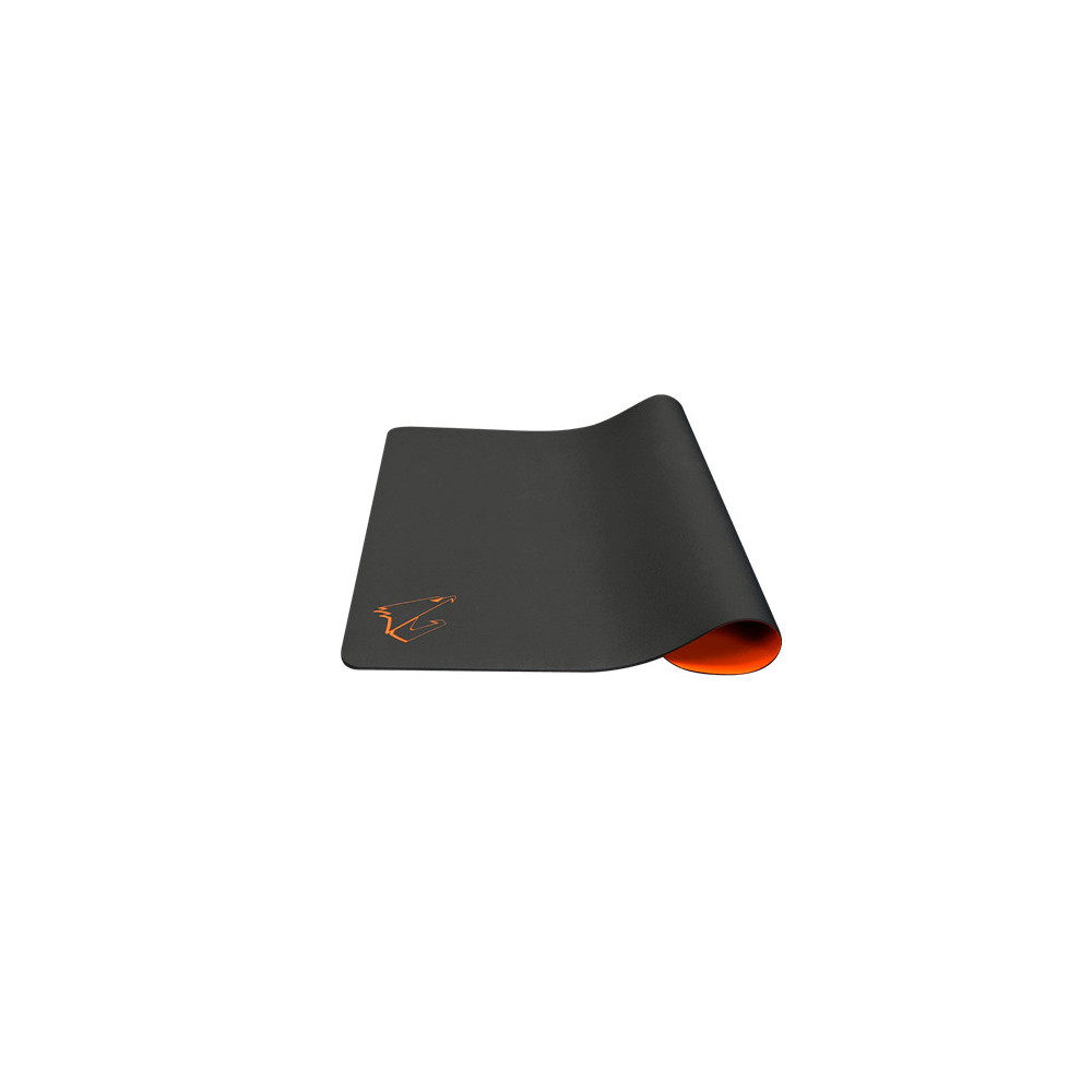 GIGABYTE AMP500 Tapis de souris de jeu Noir, Orange