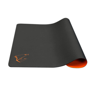 GIGABYTE AMP500 Tapis de souris de jeu Noir, Orange