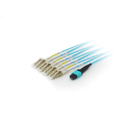 Equip 25558307 câble InfiniBand et à fibres optiques 3 m MPO LC Couleur aqua