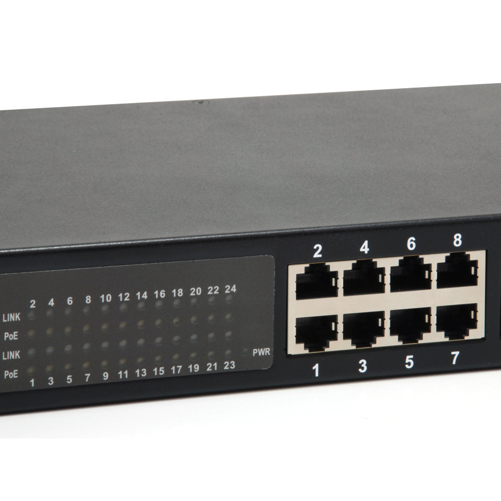 LevelOne GEP-2421W500 commutateur réseau Non-géré Gigabit Ethernet (10 100 1000) Connexion Ethernet, supportant l'alimentation