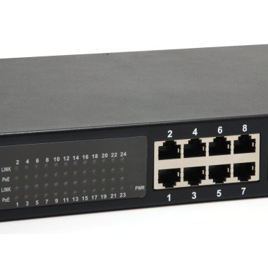 LevelOne GEP-2421W500 commutateur réseau Non-géré Gigabit Ethernet (10 100 1000) Connexion Ethernet, supportant l'alimentation