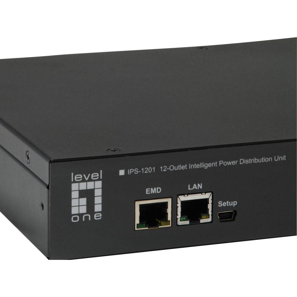 LevelOne IPS-1201E unité de distribution d'énergie 12 sortie(s) CA Noir