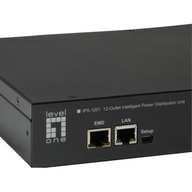 LevelOne IPS-1201E unité de distribution d'énergie 12 sortie(s) CA Noir