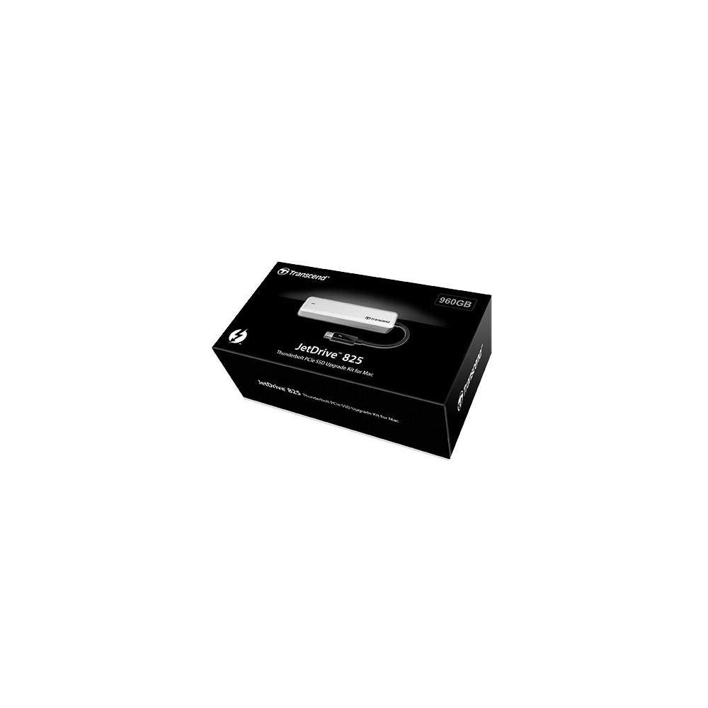 Transcend JetDrive 825 Technologie Thunderbolt 480 Go Argent