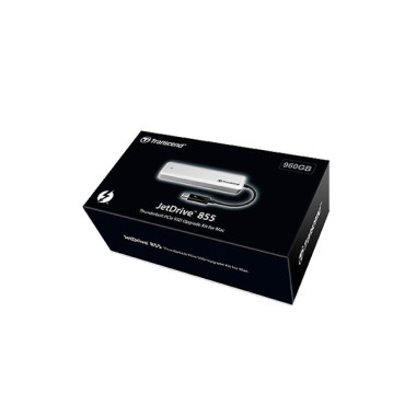 Transcend JetDrive 855 Technologie Thunderbolt 480 Go Argent