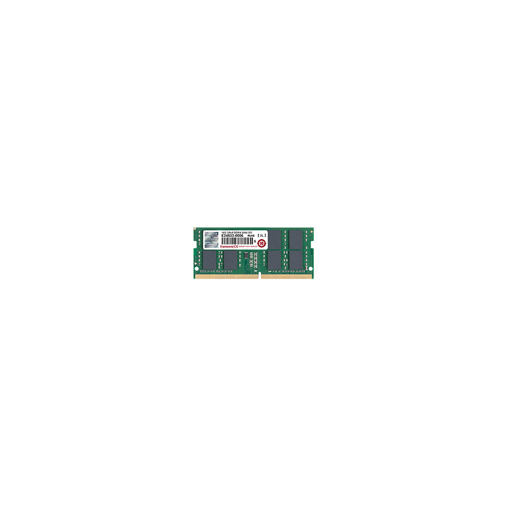 Transcend TS2GSH64V6B module de mémoire 16 Go 1 x 16 Go DDR4 2666 MHz Transcend TS2GSH64V6B module de mémoire 16 Go 1 x 16 Go DDR4 2666 MHz