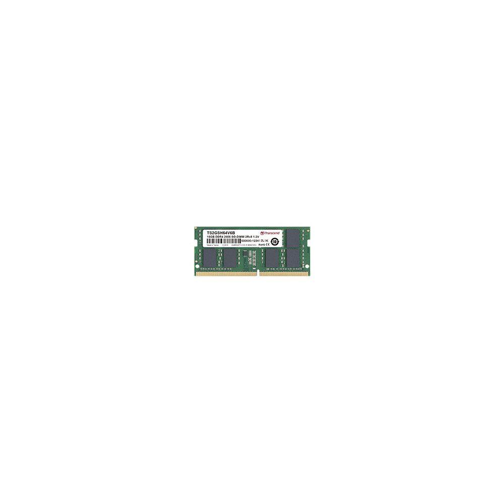 Transcend TS512MSH64V6H module de mémoire 4 Go 1 x 4 Go DDR4 2666 MHz Transcend TS512MSH64V6H module de mémoire 4 Go 1 x 4 Go DDR4 2666 MHz