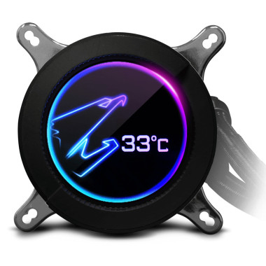 GIGABYTE Aorus Liquid Cooler 240 Processeur Refroidisseur de liquide tout-en-un 12 cm Noir 1 pièce(s)