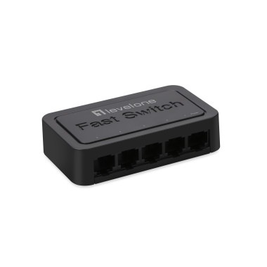 LevelOne FEU-0512 commutateur réseau Non-géré Fast Ethernet (10 100) Noir