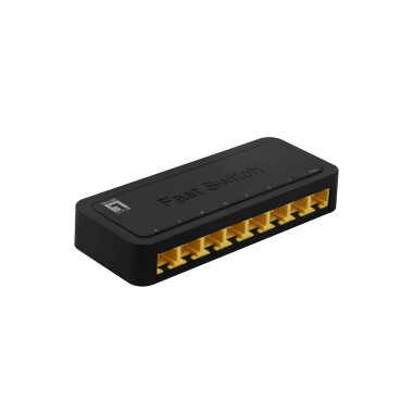 LevelOne FEU-0812 commutateur réseau Non-géré Fast Ethernet (10 100) Noir