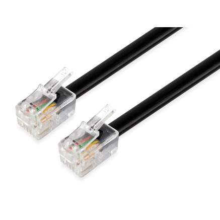 Equip 105104 câble de téléphone 5 m Noir