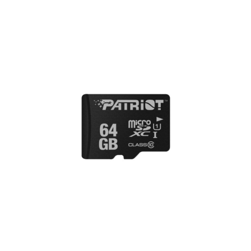 Patriot Memory PSF64GMDC10 mémoire flash 64 Go MicroSDXC UHS-I Classe 10 Patriot Memory PSF64GMDC10 mémoire flash 64 Go MicroSDXC UHS-I Classe 10
