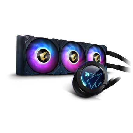 GIGABYTE AORUS WATERFORCE X 360 Processeur Refroidisseur de liquide tout-en-un 12 cm Noir