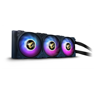 GIGABYTE AORUS WATERFORCE X 360 Processeur Refroidisseur de liquide tout-en-un 12 cm Noir