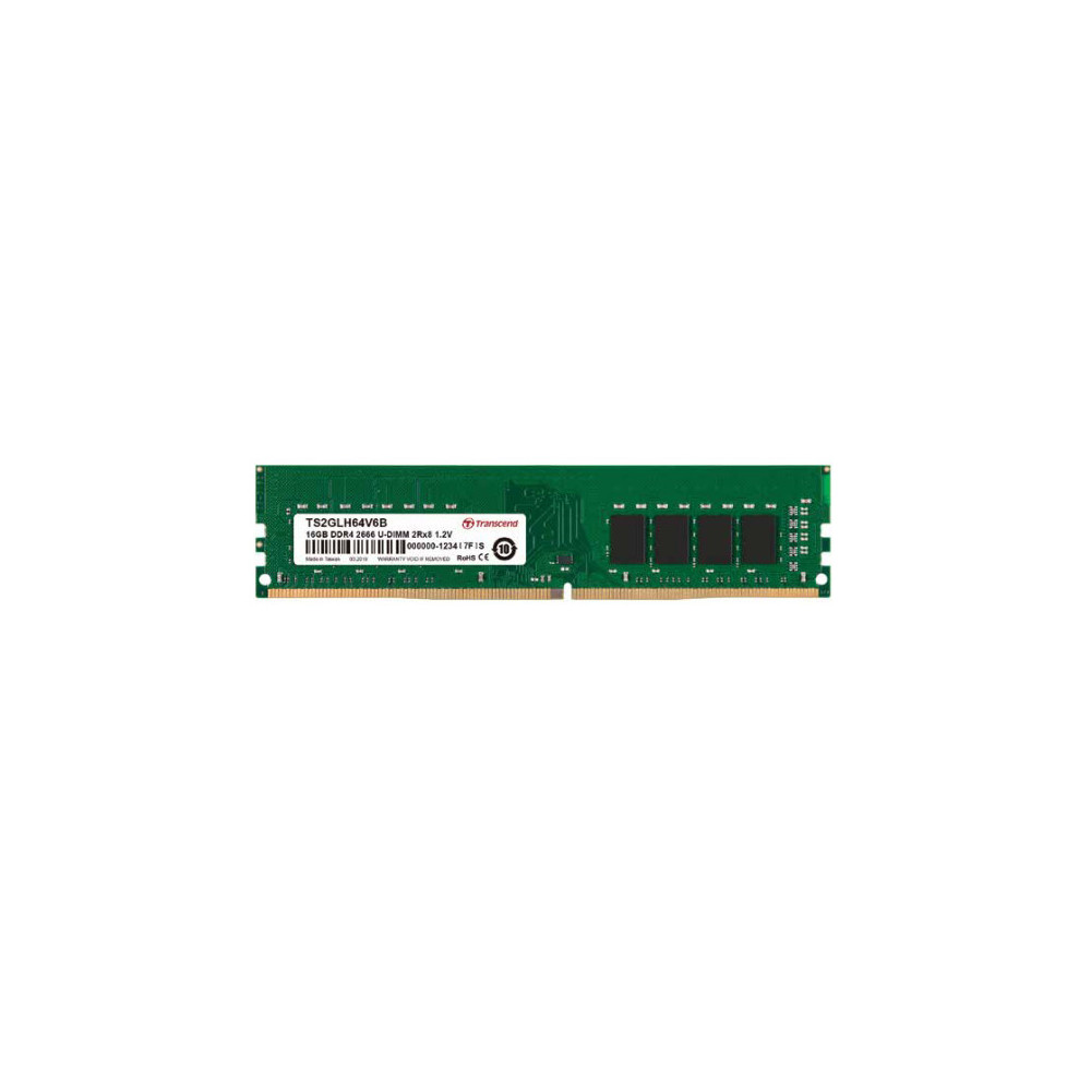 Transcend TS512MLH64V2D module de mémoire 4 Go 1 x 4 Go DDR4 3200 MHz Transcend TS512MLH64V2D module de mémoire 4 Go 1 x 4 Go DDR4 3200 MHz