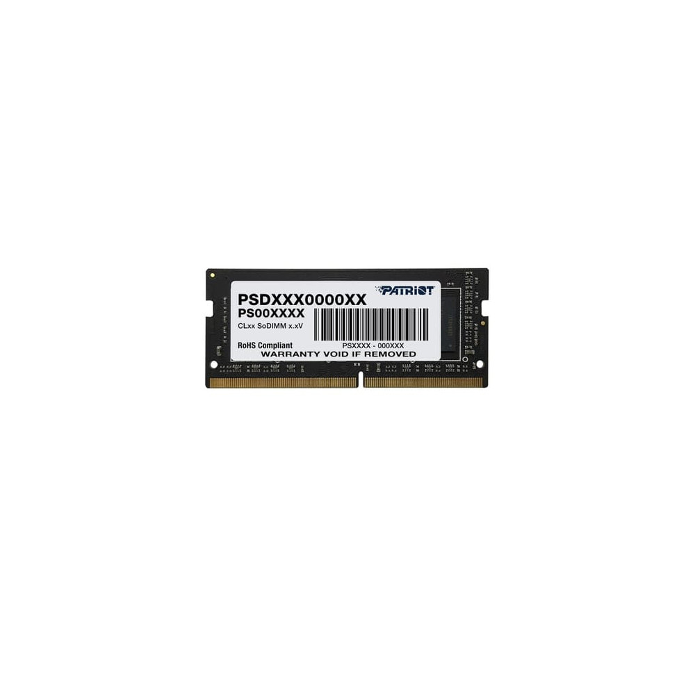 Patriot Memory Signature PSD432G32002S module de mémoire 32 Go 1 x 32 Go DDR4 3200 MHz Patriot Memory Signature PSD432G32002S module de mémoire 32 Go 1 x 32 Go DDR4 3200 MHz