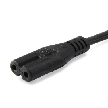 Equip 112161 Noir 3 m Prise d'alimentation type C Coupleur C7