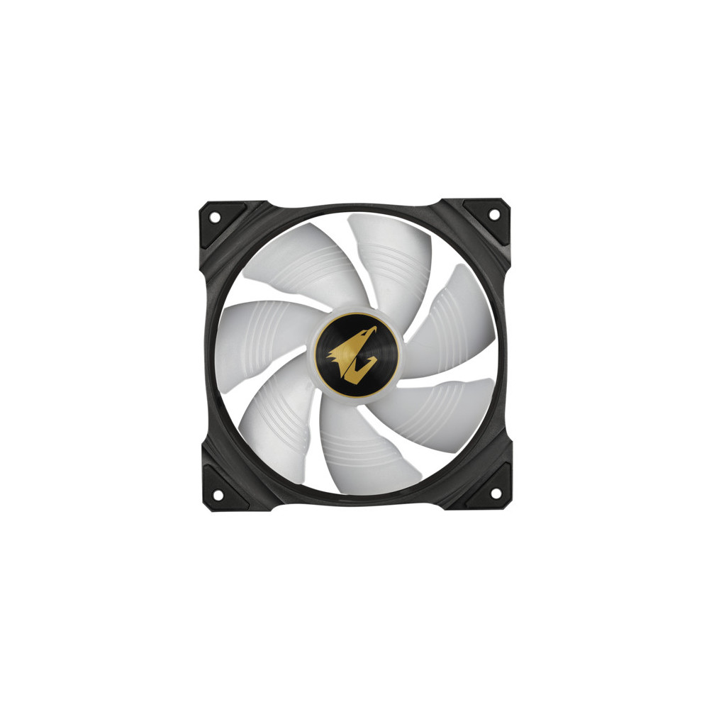 GIGABYTE AORUS 140 ARGB Universel Ventilateur 14 cm Noir, Blanc 1 pièce(s)