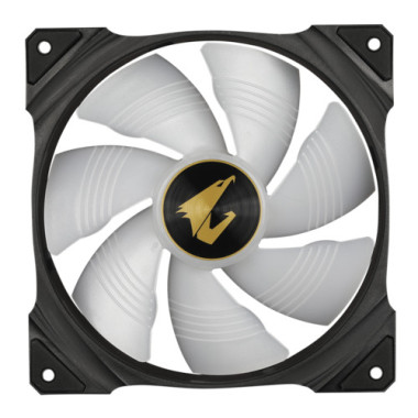 GIGABYTE AORUS 140 ARGB Universel Ventilateur 14 cm Noir, Blanc 1 pièce(s)