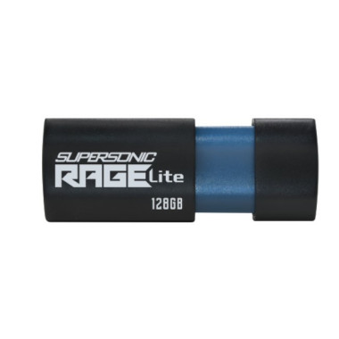 Patriot Memory Supersonic Rage Lite lecteur USB flash 128 Go USB Type-A 3.2 Gen 1 (3.1 Gen 1) Noir, Bleu