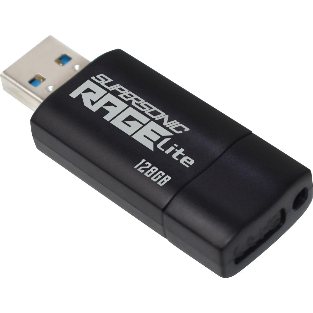 Patriot Memory Supersonic Rage Lite lecteur USB flash 128 Go USB Type-A 3.2 Gen 1 (3.1 Gen 1) Noir, Bleu